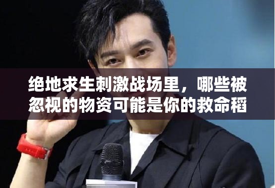 絕地求生刺激戰(zhàn)場里，哪些被忽視的物資可能是你的救命稻草？