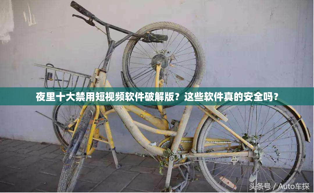 夜里十大禁用短視頻軟件破解版？這些軟件真的安全嗎？