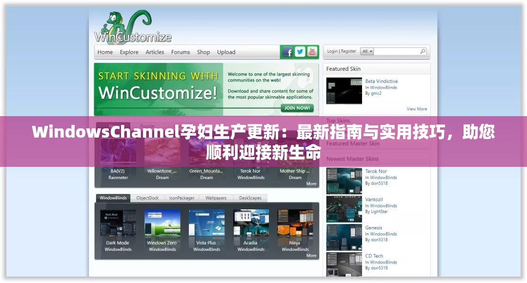 WindowsChannel孕婦生產(chǎn)更新：最新指南與實(shí)用技巧，助您順利迎接新生命