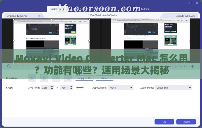 Movavi Video Converter Mac 怎么用？功能有哪些？適用場景大揭秘