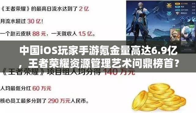 中國iOS玩家手游氪金量高達(dá)6.9億，王者榮耀資源管理藝術(shù)問鼎榜首？