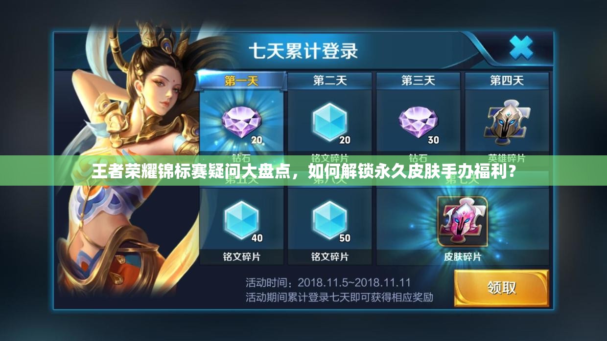 王者榮耀錦標賽疑問大盤點，如何解鎖永久皮膚手辦福利？