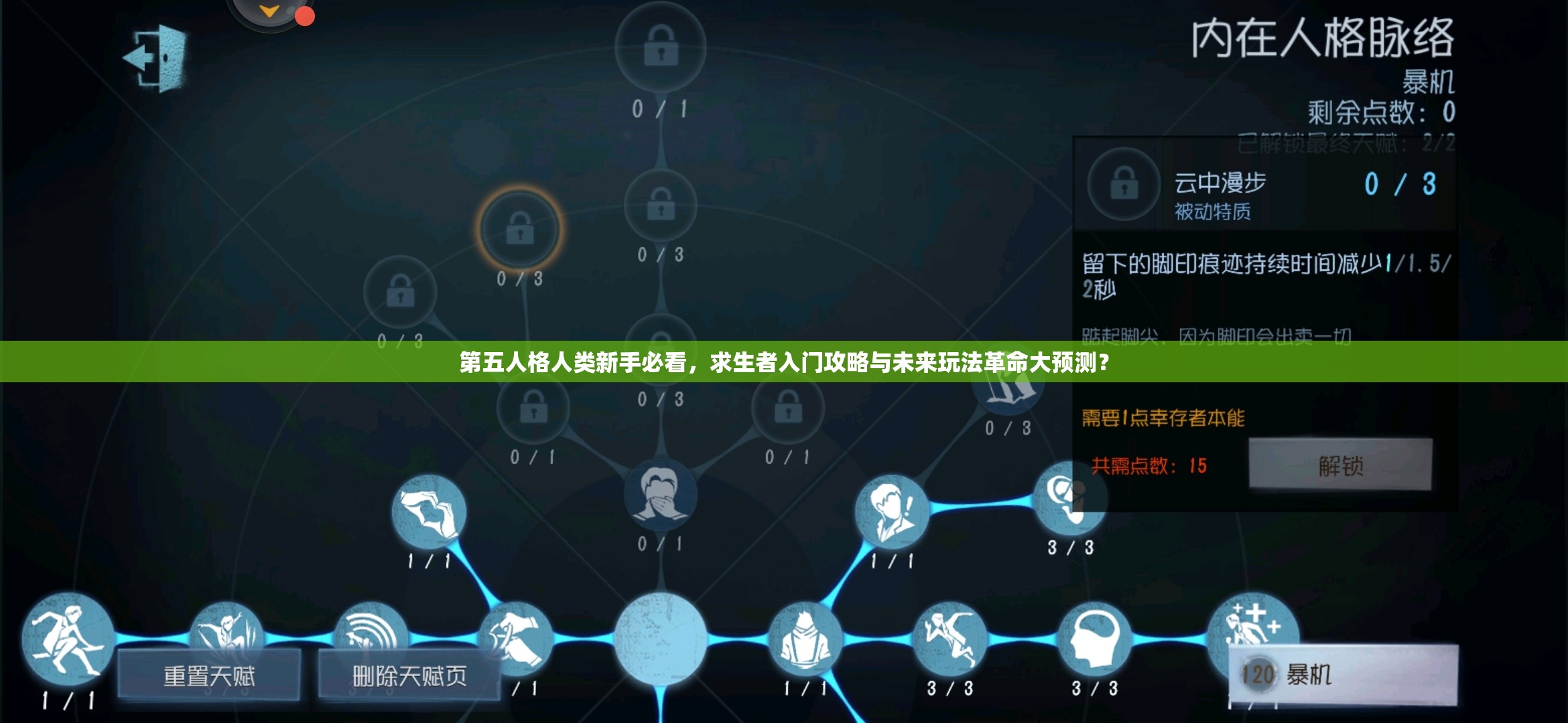 第五人格人類新手必看，求生者入門攻略與未來玩法革命大預(yù)測？