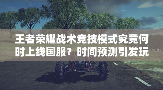 王者榮耀戰(zhàn)術(shù)競技模式究竟何時上線國服？時間預(yù)測引發(fā)玩家大猜想