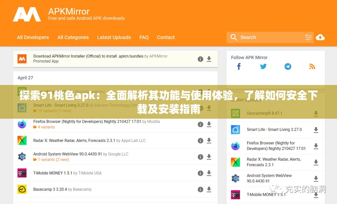 探索91桃色apk：全面解析其功能與使用體驗(yàn)，了解如何安全下載及安裝指南