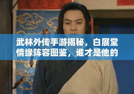武林外傳手游揭秘，白展堂情緣陣容圖鑒，誰才是他的最佳搭檔？
