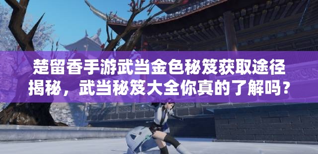 楚留香手游武當(dāng)金色秘笈獲取途徑揭秘，武當(dāng)秘笈大全你真的了解嗎？