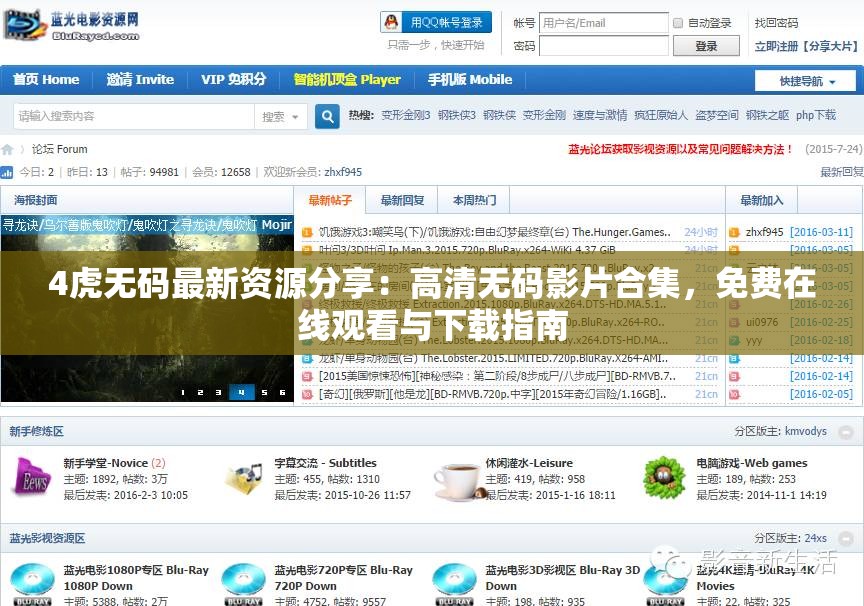 4虎無碼最新資源分享：高清無碼影片合集，免費在線觀看與下載指南