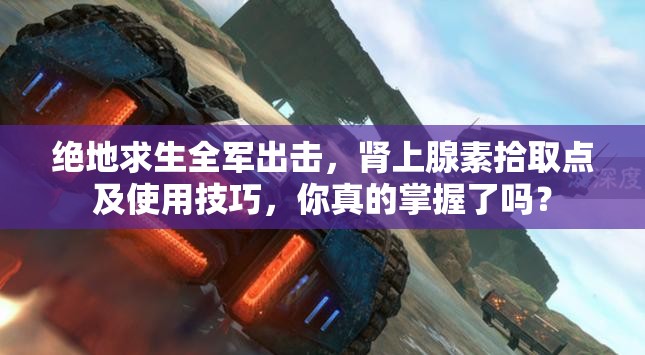 絕地求生全軍出擊，腎上腺素拾取點(diǎn)及使用技巧，你真的掌握了嗎？