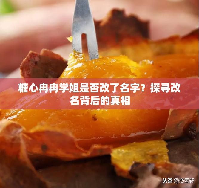 糖心冉冉學姐是否改了名字？探尋改名背后的真相