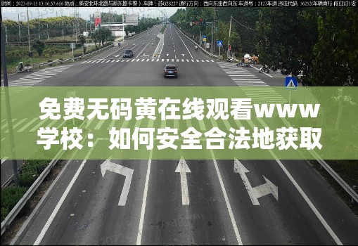 免費(fèi)無碼黃在線觀看www學(xué)校：如何安全合法地獲取教育資源與在線學(xué)習(xí)平臺推薦