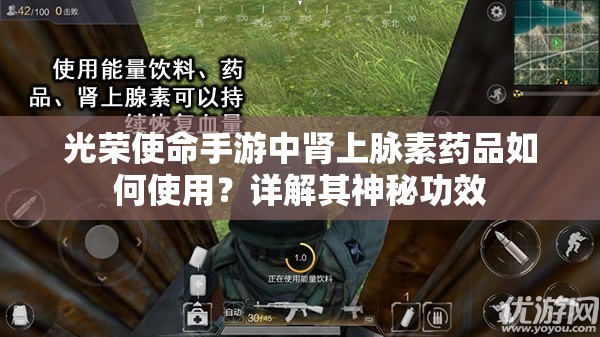 光榮使命手游中腎上脈素藥品如何使用？詳解其神秘功效