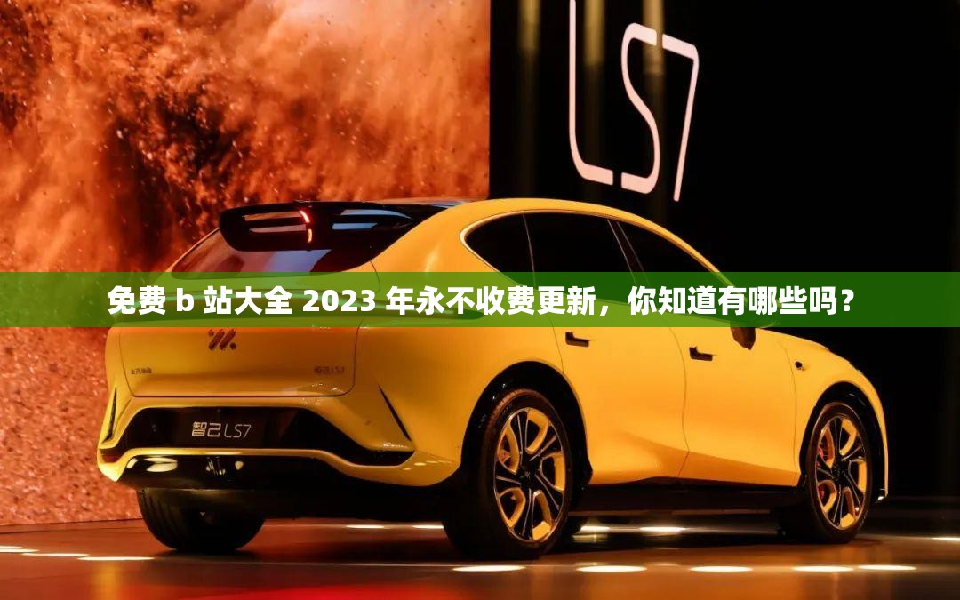 免費(fèi) b 站大全 2023 年永不收費(fèi)更新，你知道有哪些嗎？