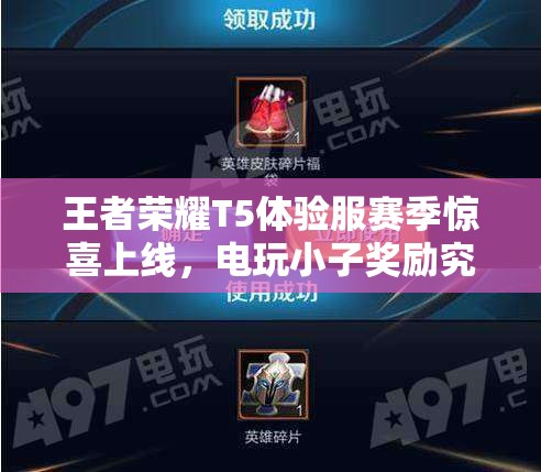 王者榮耀T5體驗(yàn)服賽季驚喜上線，電玩小子獎(jiǎng)勵(lì)究竟如何獲??？