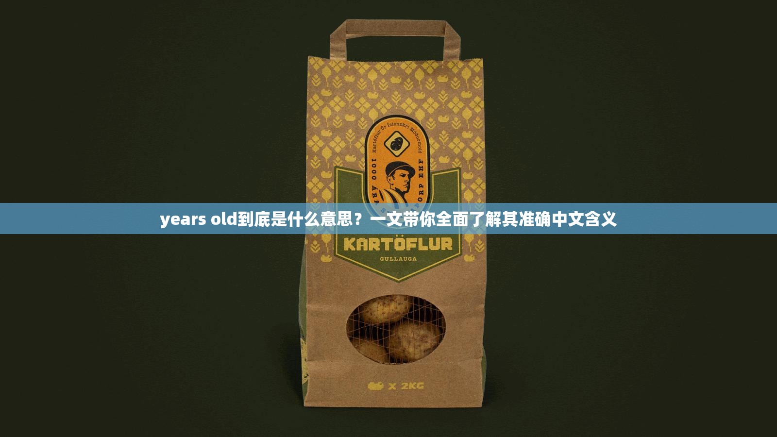 years old到底是什么意思？一文帶你全面了解其準(zhǔn)確中文含義