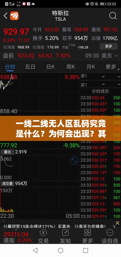 一線二線無(wú)人區(qū)亂碼究竟是什么？為何會(huì)出現(xiàn)？其背后隱藏著怎樣的秘密？