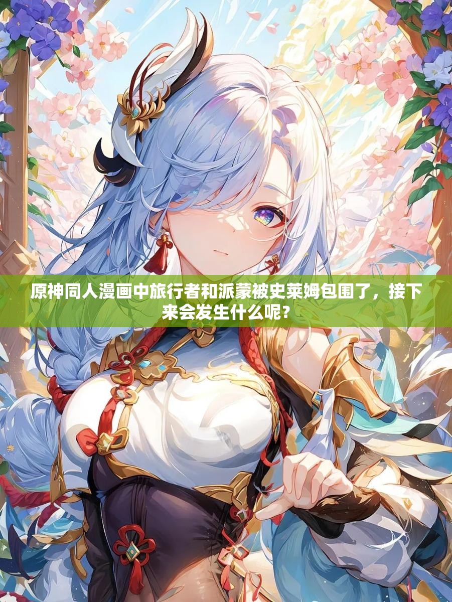 原神同人漫畫中旅行者和派蒙被史萊姆包圍了，接下來會發(fā)生什么呢？
