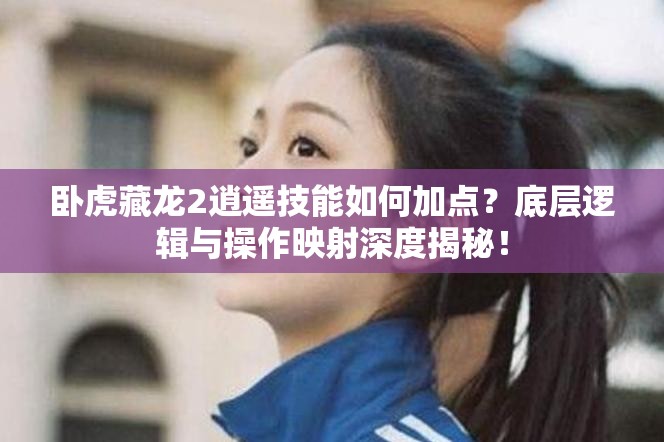 臥虎藏龍2逍遙技能如何加點(diǎn)？底層邏輯與操作映射深度揭秘！
