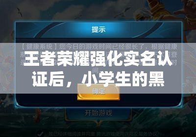 王者榮耀強化實名認證后，小學生的黑暗游戲時代是否真的即將終結？