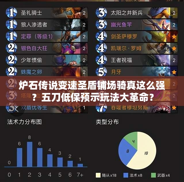 爐石傳說變速圣盾鋪場騎真這么強(qiáng)？五刀低保預(yù)示玩法大革命？