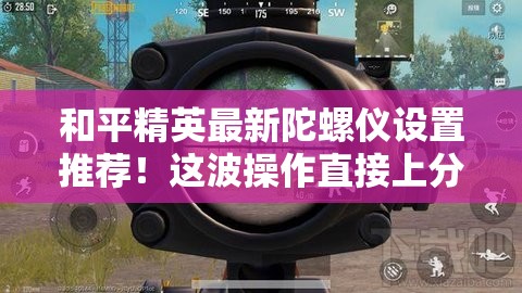 和平精英最新陀螺儀設(shè)置推薦！這波操作直接上分如喝水
