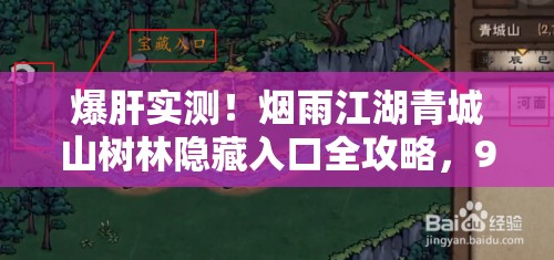 爆肝實(shí)測(cè)！煙雨江湖青城山樹林隱藏入口全攻略，90%玩家不知道的秘道